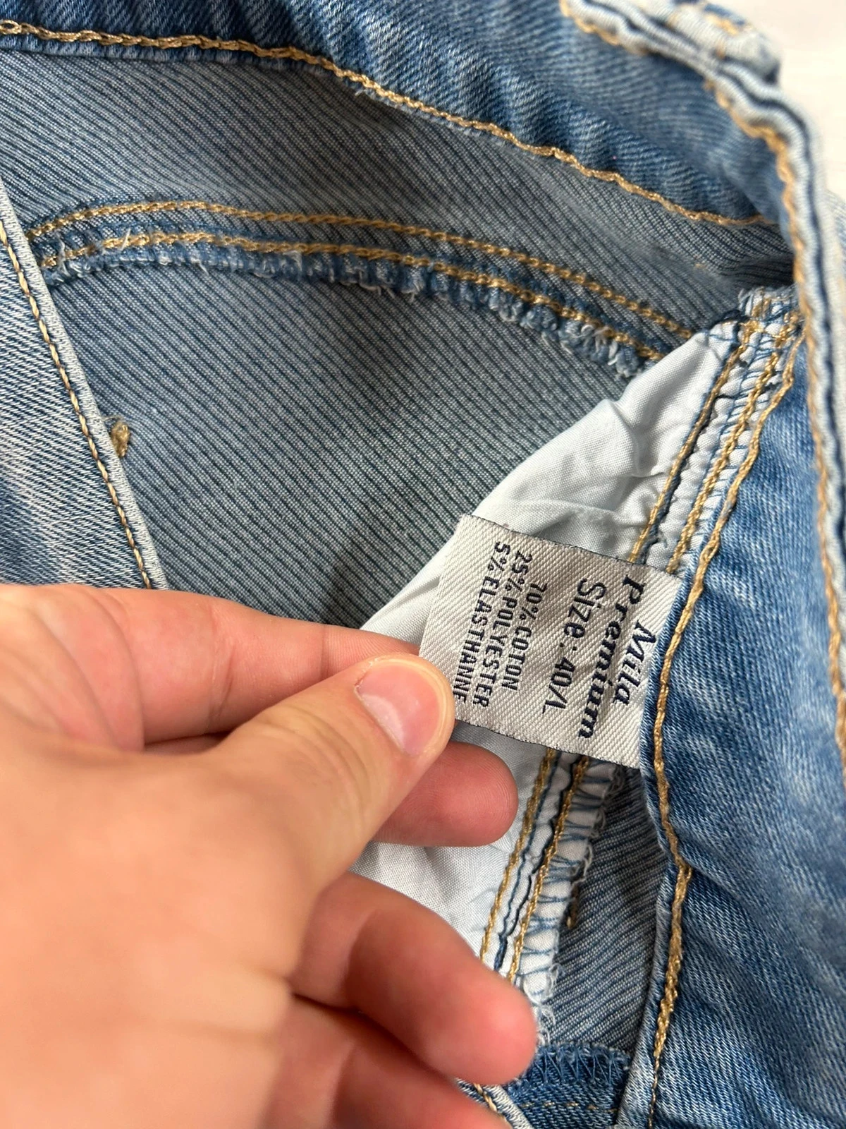 Jean azul de cintura alta Mila premium talla L – photo 9